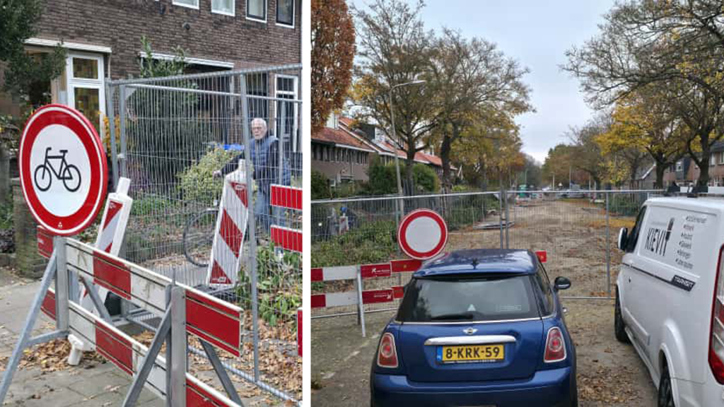 Werk aan Julianalaan (Bergschenhoek) blijft stilliggen – gemeente en aannemer oneens over bodemvervu