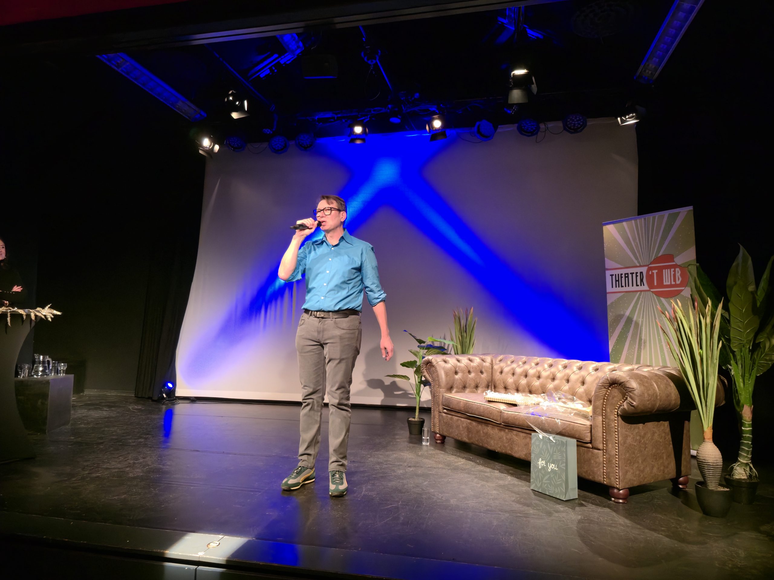 Na tien jaar afscheid van Mario van Vliet als voorzitter van Theater ’t Web