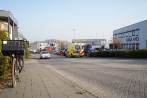 Botsing fietster en bedrijfswagen Weg en Land Bergschenhoek