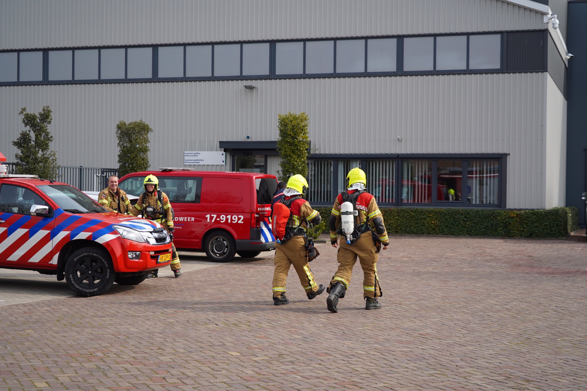 Ongeval met gevaarlijke stoffen bij Koppert BV Veilingweg Berkel en Rodenrijs