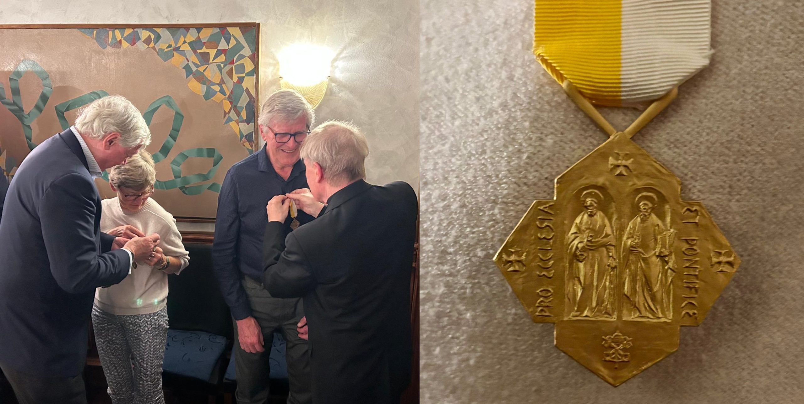 Pauselijke onderscheiding voor Piet van der Burg