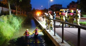 SPA-MEDIA-2200_SPA03751_237 Grote zoekactie na melding van mogelijke persoon te water in Bergschenhoek